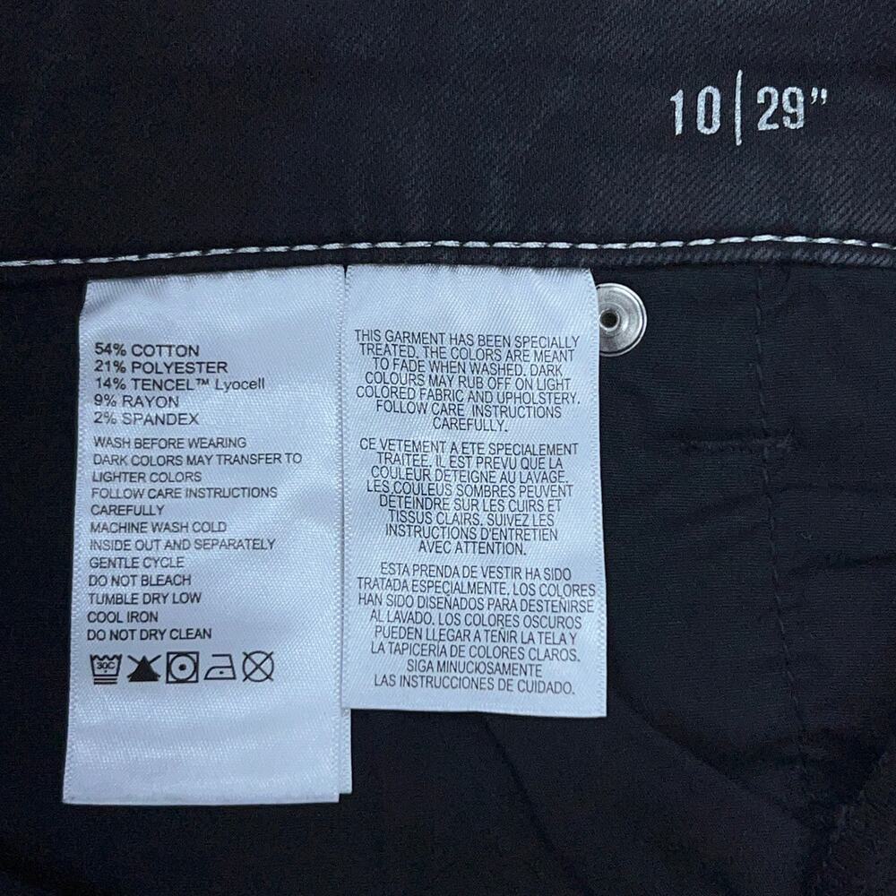 Tommy Bahamas Womens Size 10/29 Jeans Mid Rise Slim Boyfriend Leila Black Pants - Picture 10 of 15